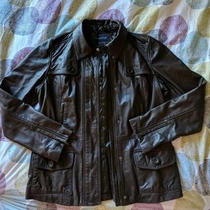 Buttery soft Banana Republic leather jacket